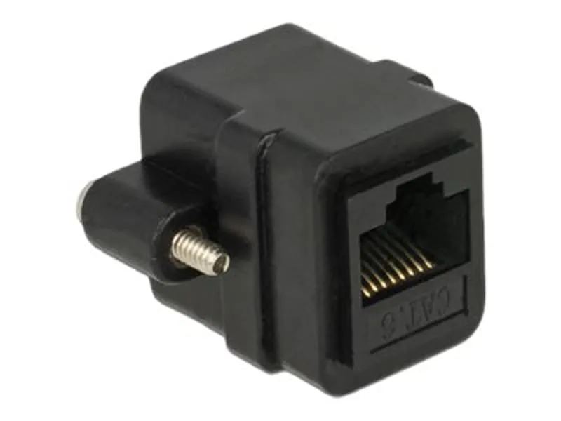85124 kabelomvandlare (hane/hona) RJ-45 Svart