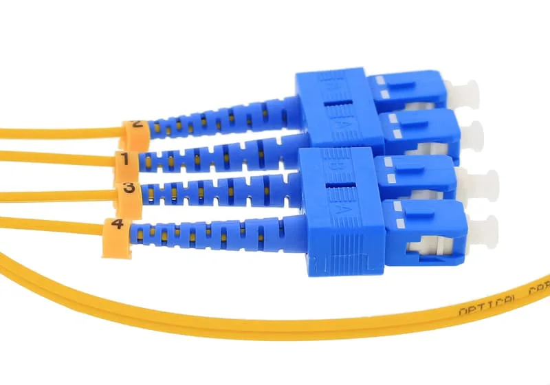 Sc-sc Sm 9/125 Os2 Duplex Yd 2.0mm 0.5m Yellow