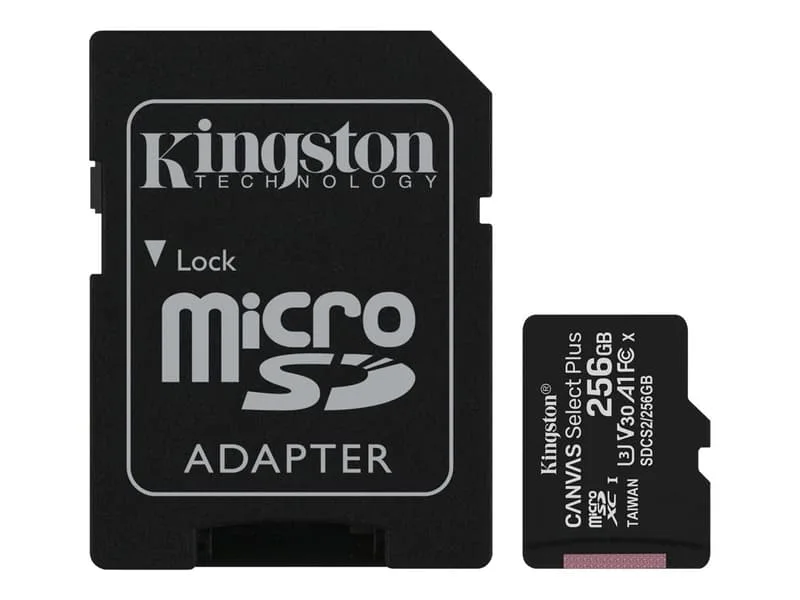 Technology Canvas Select Plus 256 GB MicroSDXC UHS-I Klass 10