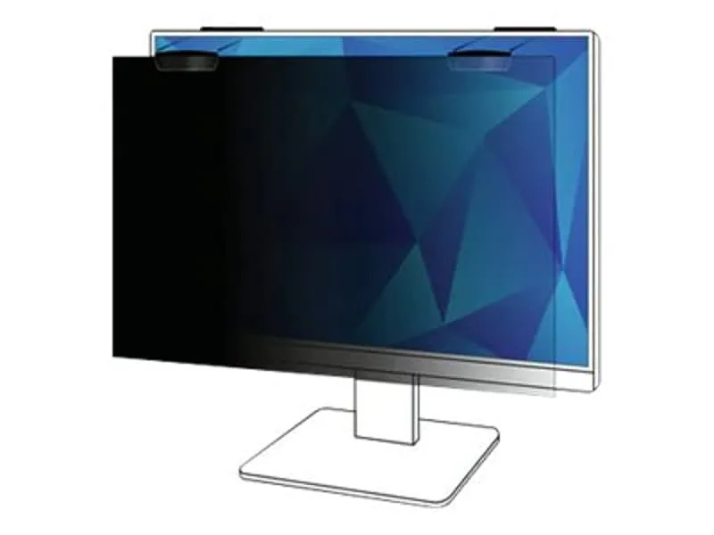 3M T Privacy Filter for 23.8in Full Screen Monitor with T COMPLYT Magnetic Attach 16:9 PF238W9EM