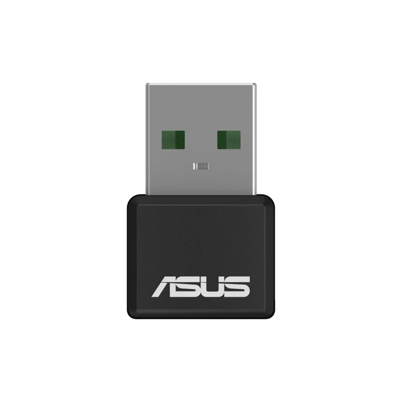 ASUS USB AX55 Nano Trådlös USB adapter AX1800 Dual Band, 6 Mindre WiFi adapter, WPA3, MU MIMO