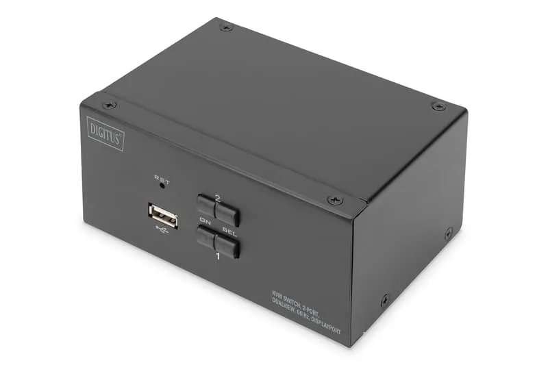 DIGITUS DS-12862 omkopplare för tangentbord/video/mus/ljud/USB