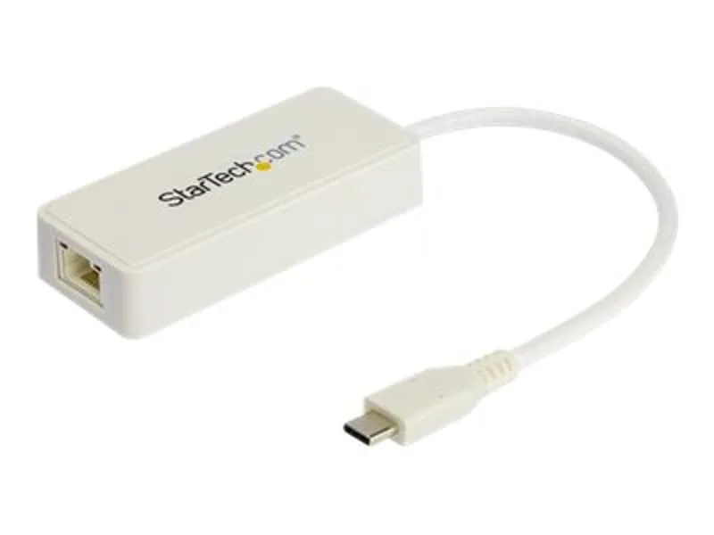 USB-C Ethernet-adapter med extra USB 3.0-port