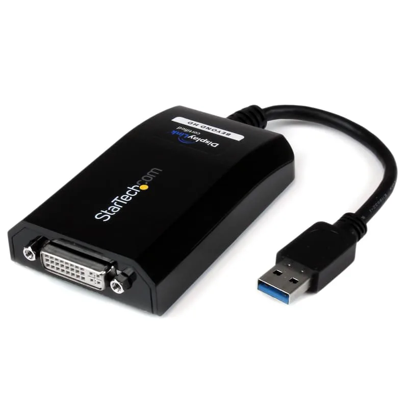 StarTech.com USB 3.0 till DVI/VGA externt videokort, multiskärmsadapter – 2048x1152