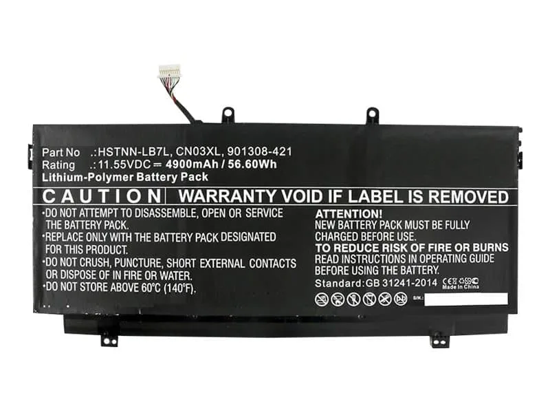 Batteri CoreParts 4-cell Li-Pol 49Wh för HP laptop, se lista för modeller