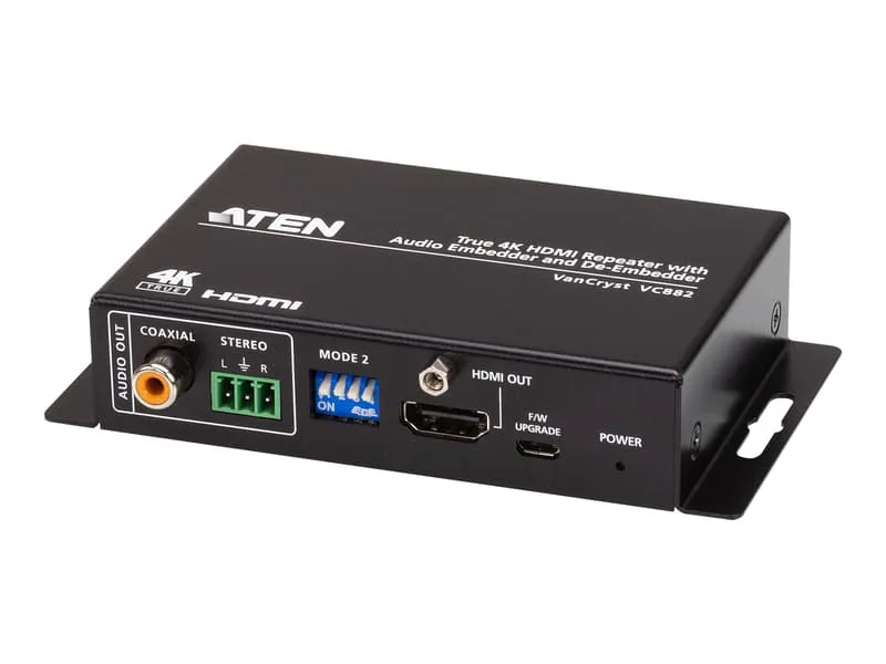 Aten True 4K HDMI Repeater med Audio