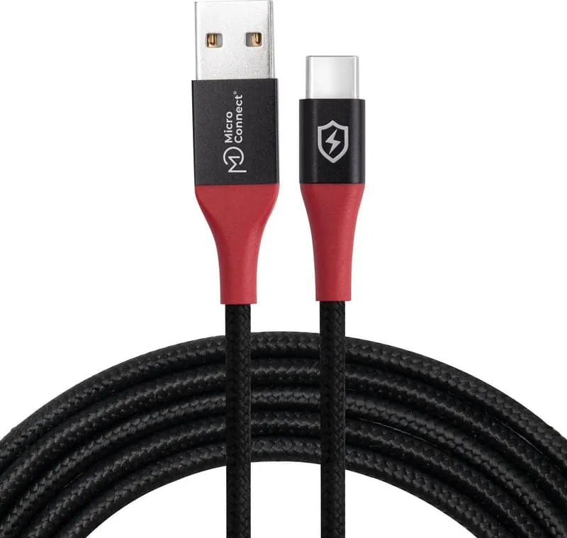 Microconnect USB-A Till USB-C Data Blocker Kabel
