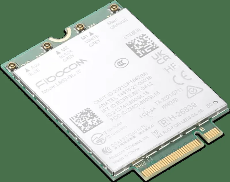 ThinkPad Fibocom FM350-GL 5G Sub-6 GHz M.2 WWAN Module for X1 Yoga Gen 8