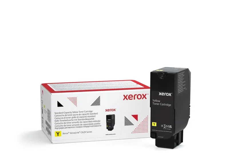 Xerox VersaLink C625 gul tonerkassett med standardkapacitet