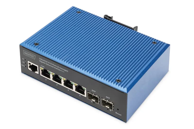 INDUST 4+2PORT E POE SWITCH