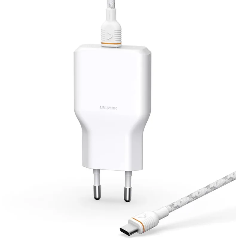 Unisynk G3 36W USB-C väggladdare med 2m USB-C-kabel