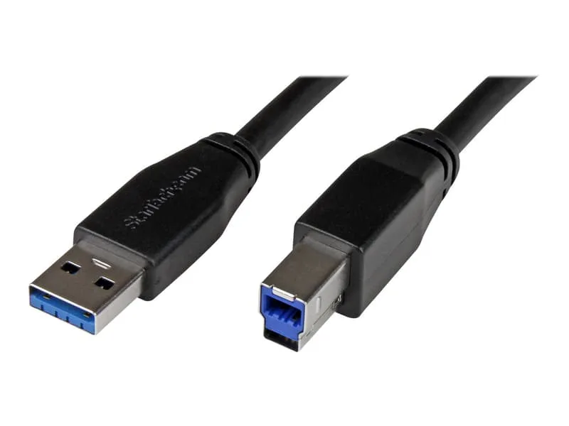 Startech USB 3.0 Active USB-A Male To USB-B Male 5m