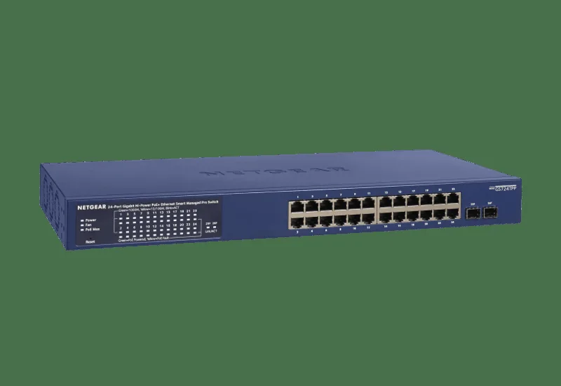 Netgear GS724TP-300EUS nätverksswitchar hanterad L2/L3/L4 Gigabit Ethernet