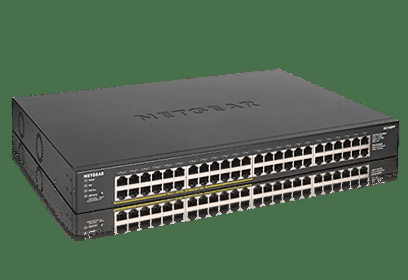 GS348PP 48-Port Gigabit Ethernet Unmanaged 24xPoE+ 380W