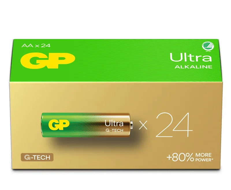GP Batteri Ultra Alkaline AA LR6 24-Pack