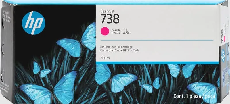 HP Bläck Magenta 738 300ml
