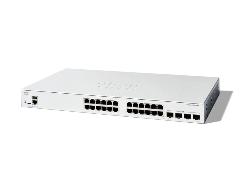 Cisco Catalyst C1300 Managed 24x1GbE 4xGbE SFP