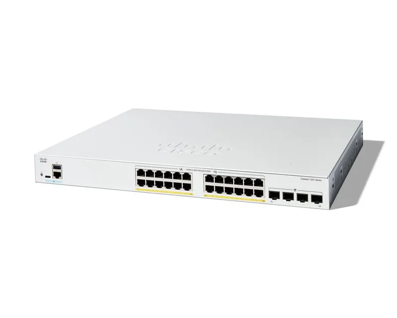Catalyst C1200 Smart 24x1GbE 4x1GbE SFP PoE 375W Switch