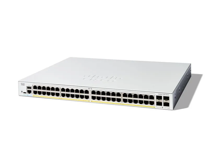 Catalyst C1200 Smart 48x1GbE 4x1GbE SFP PoE 375W Switch