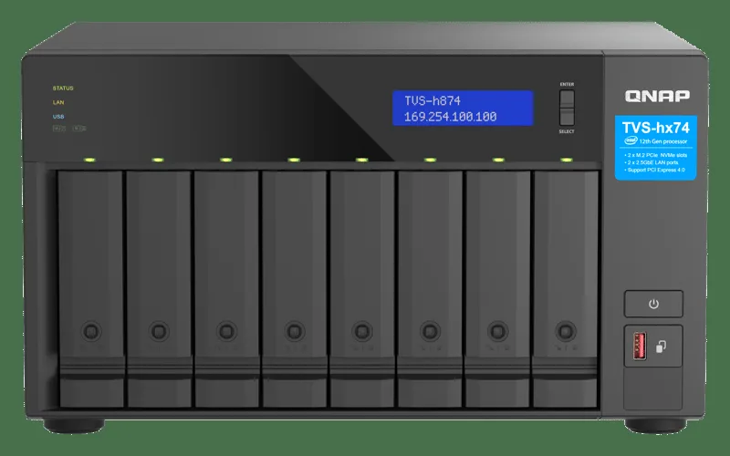 QNAP TVS-h874T-i7-32G 8-Bay NAS