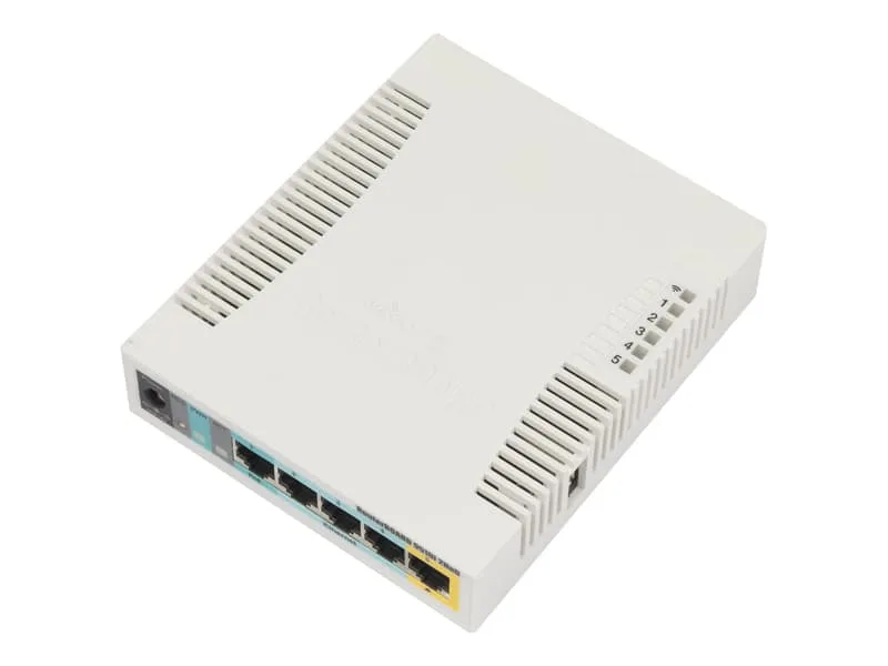 Mikrotik RB951Ui-2HnD Vit Strömförsörjning via Ethernet