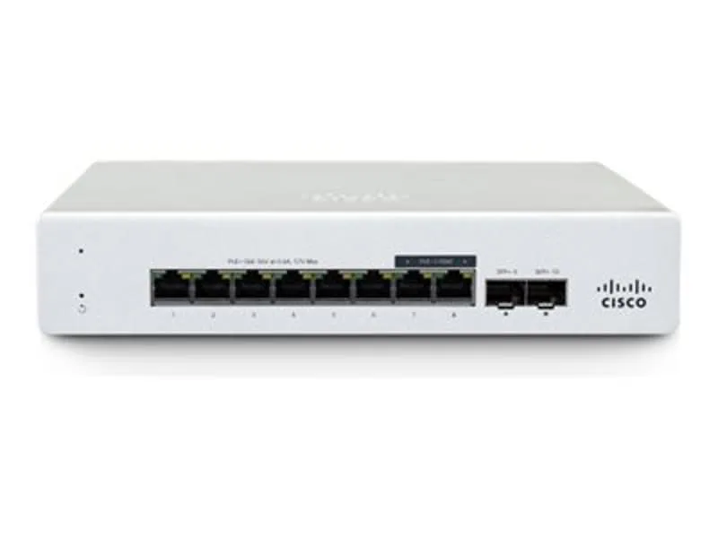Meraki MS130-8X 8-Port Cloud Managed PoE 120W Switch