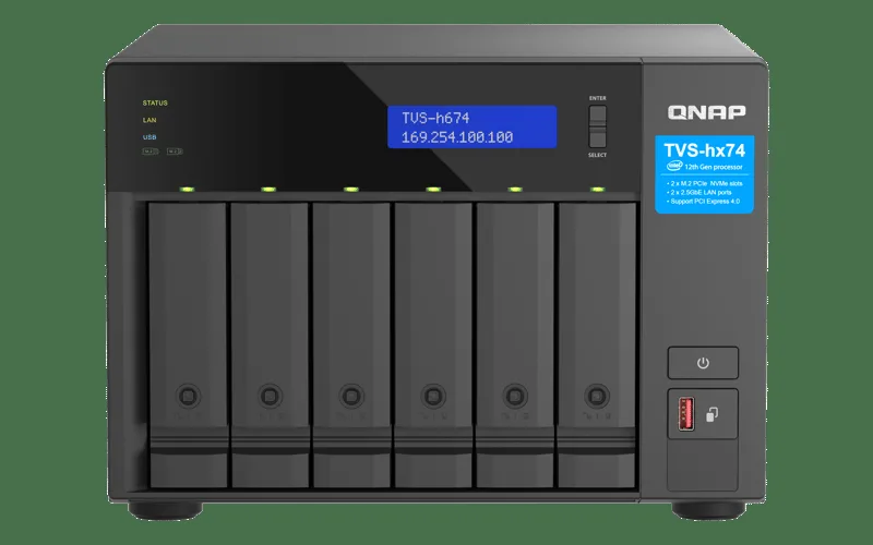 TVS-H674 NAS Tower Intel® Core™ i5 i5-12400