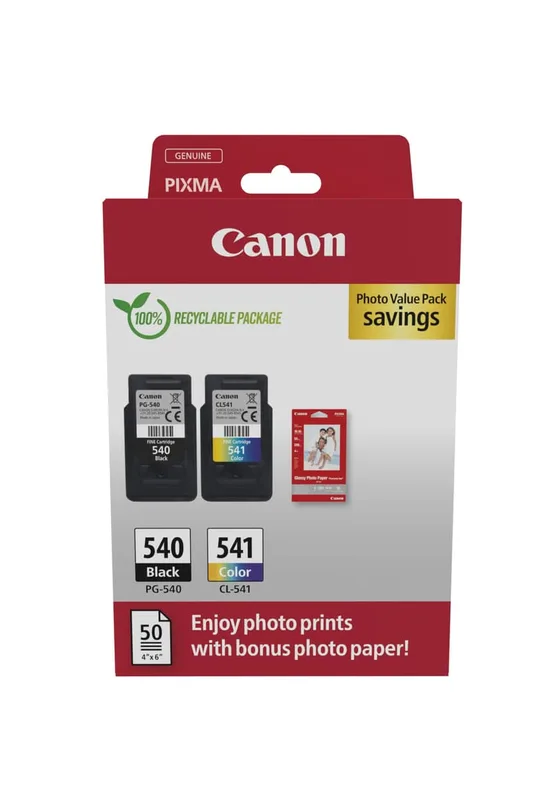 Canon Bläck Photo Value Pack PG-540/CL-541 +