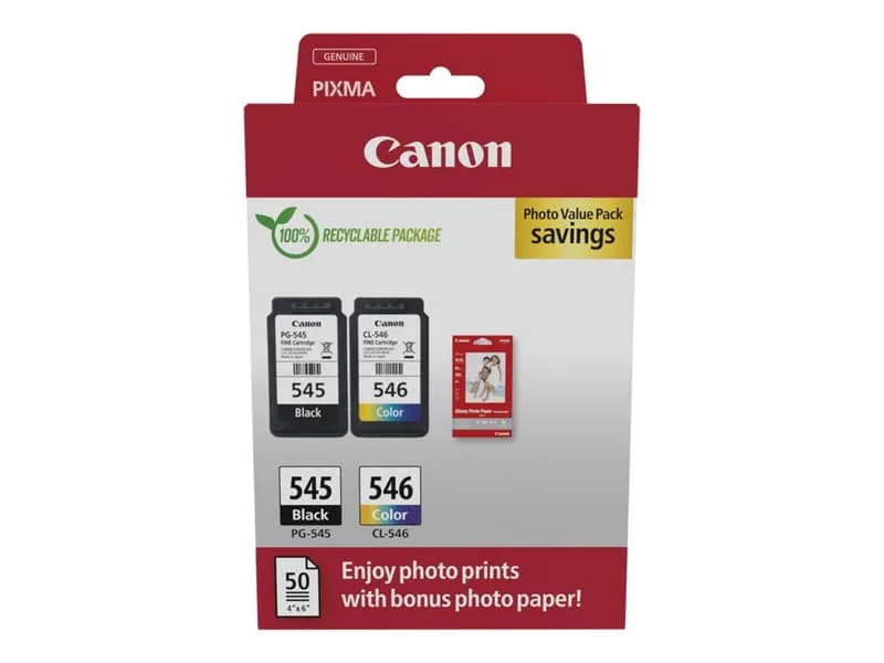 Canon PG-545 / CL-546 Value Pack