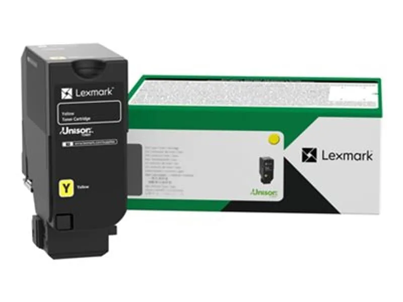 Lexmark - gul - original - tonerkassett