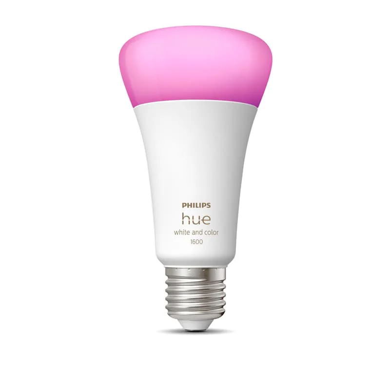 Hue White och Color Ambiance A67 – E27 smart ljuskälla – 1600
