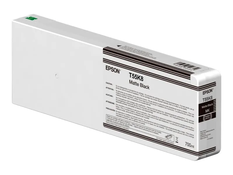 Epson Bläck Matt Svart UltraChrome HDX/HD T55K80N