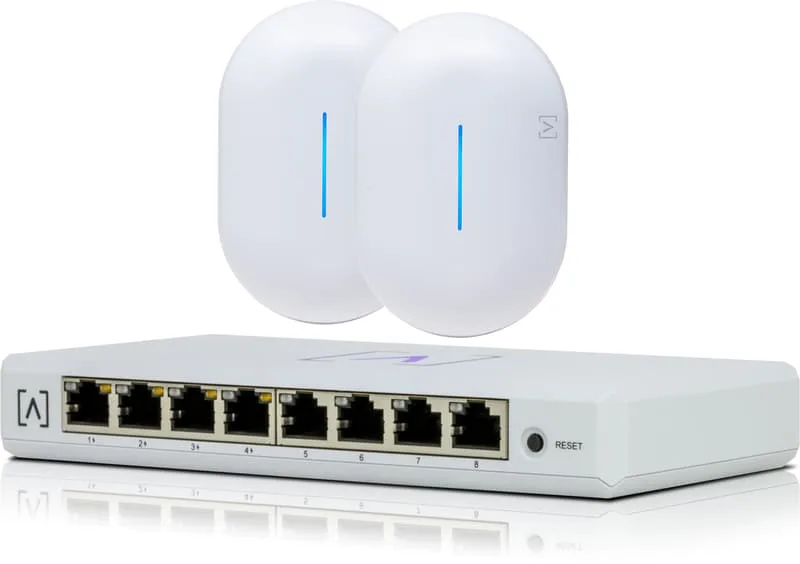Starter Kit 2x AP6 + S8 PoE Switch