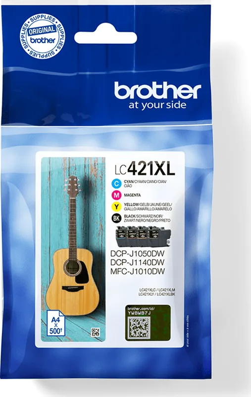 Brother Bläck Multipack LC421XLVALDR 500 sidor