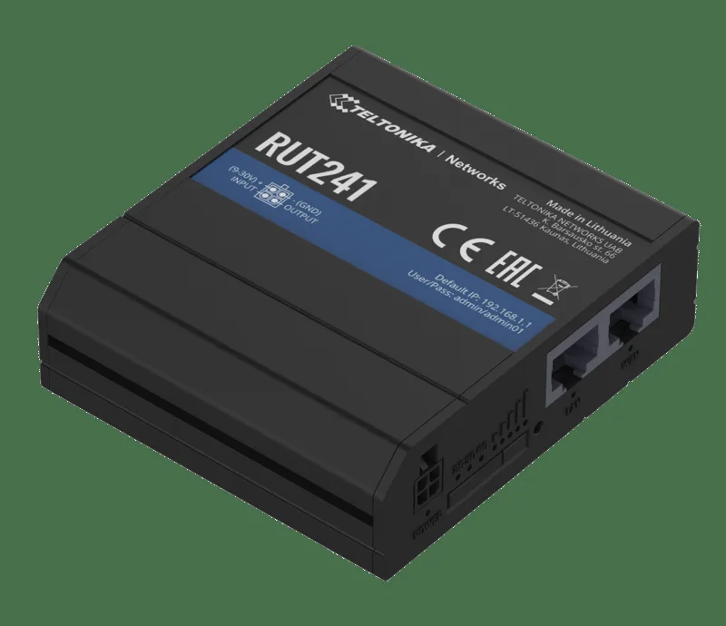 Teltonika RUT241 Industrial LTE Wireless Router 3-pack