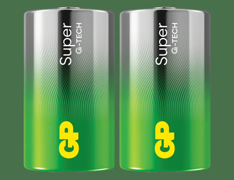 Batteries Super Alkaline GP13A Engångsbatteri D, LR20 Alkalisk
