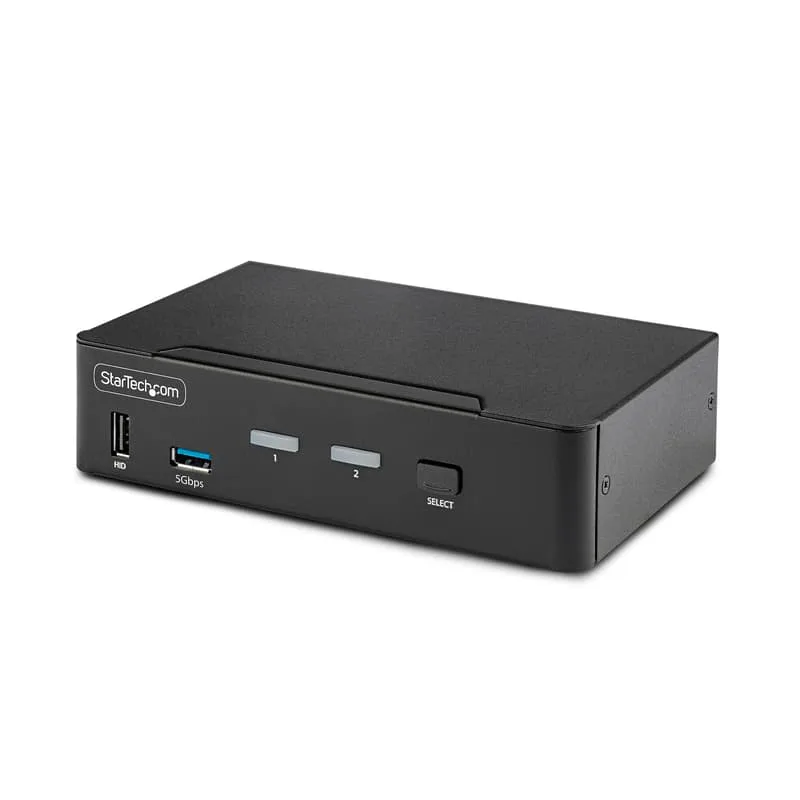 Startech 2-portars Displayport KVM-switch 8K med USB
