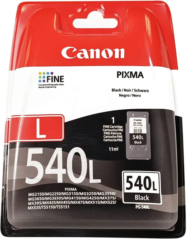 Canon Bläck Svart PG-540L 300 Sidor