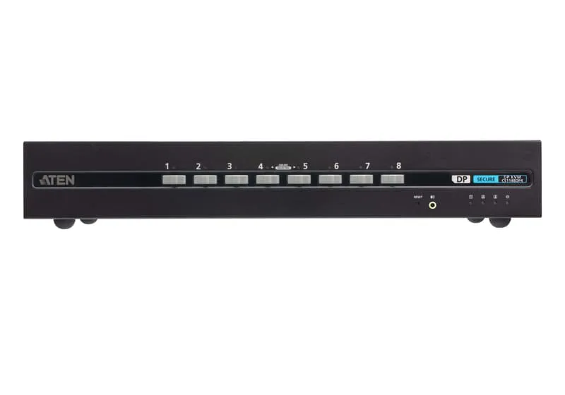 Aten 8-portars USB DisplayPort Dual Display säker KVM-switch
