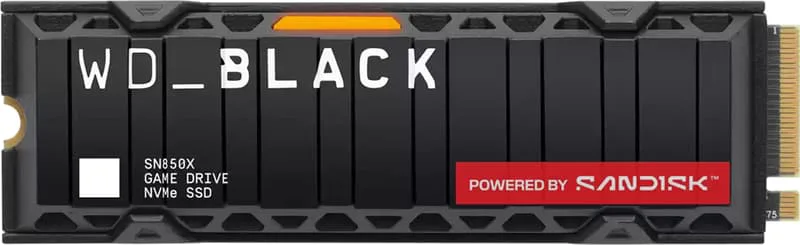 SanDisk Black SN850X 8TB SSD Heatsink