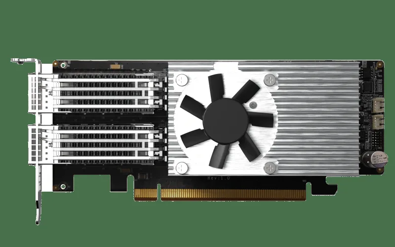 Network Expansion Card 2x100GE QSFP28 Med Intel E810