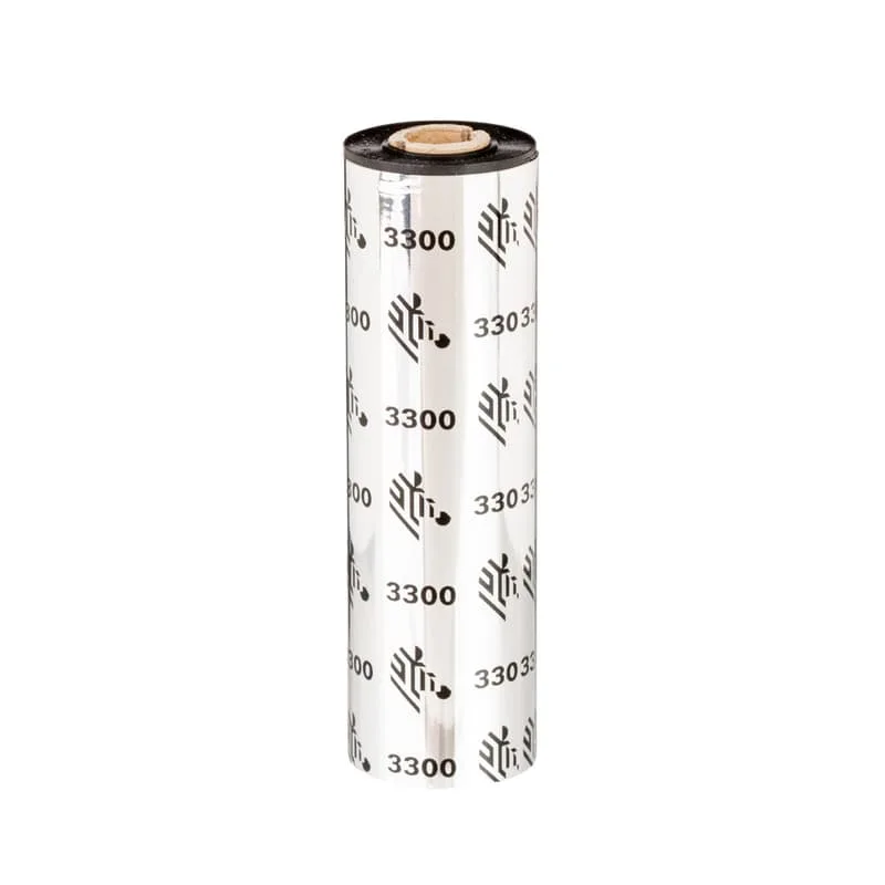 Färgband 3300 Wax/Resin Zipship 110mm 74m 12-Pack