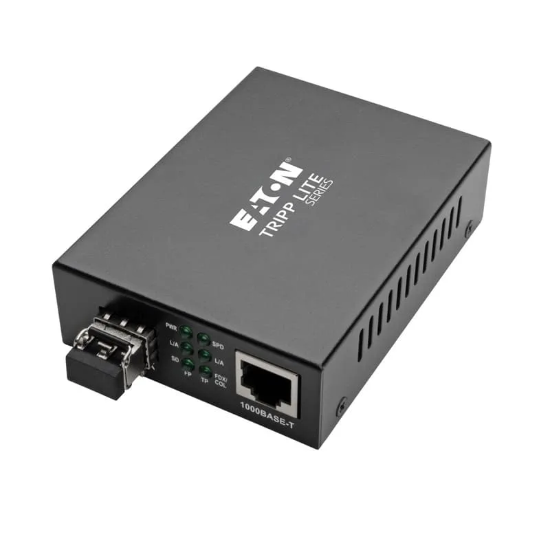 Gigabit LC Multimode Fiber to Ethernet Media Converter