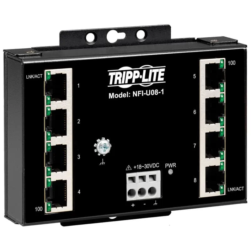 Eaton 8-Port Industrial Unmanaged Switch