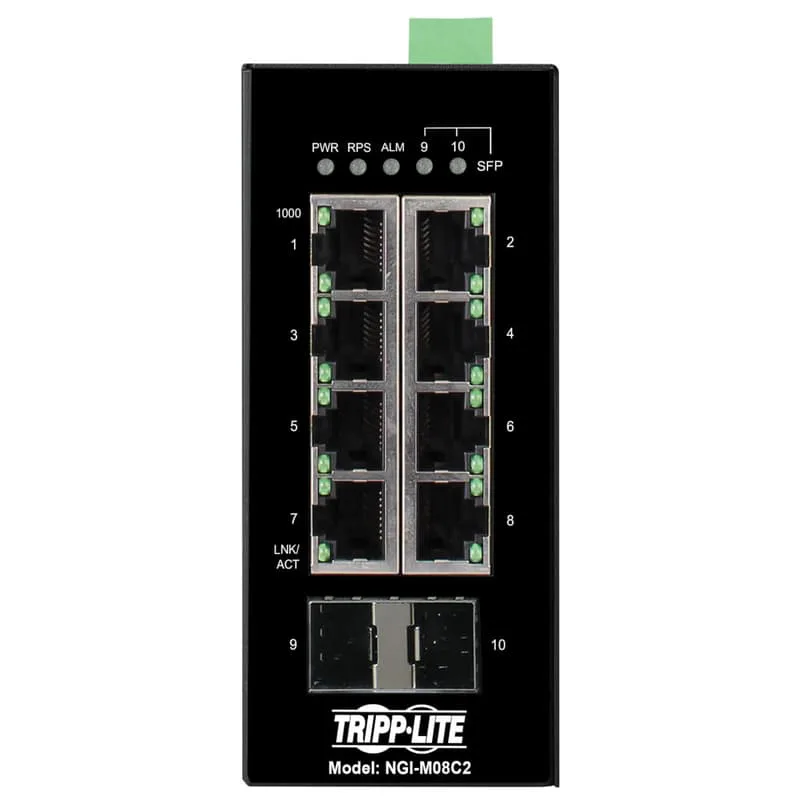 Eaton 8-Port 2SFP Industrial Managed Switch