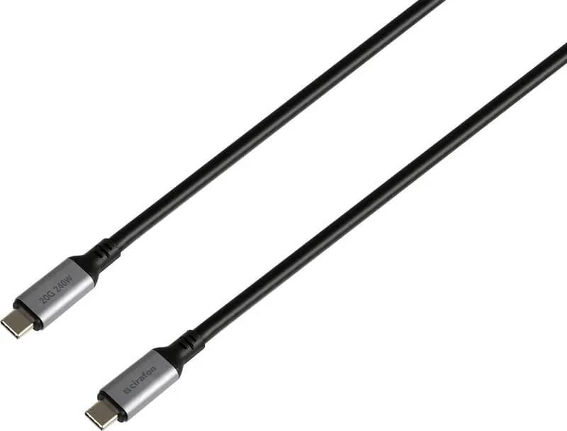 Cirafon USB-C-kabel USB4 240W 20Gbps DP1.4
