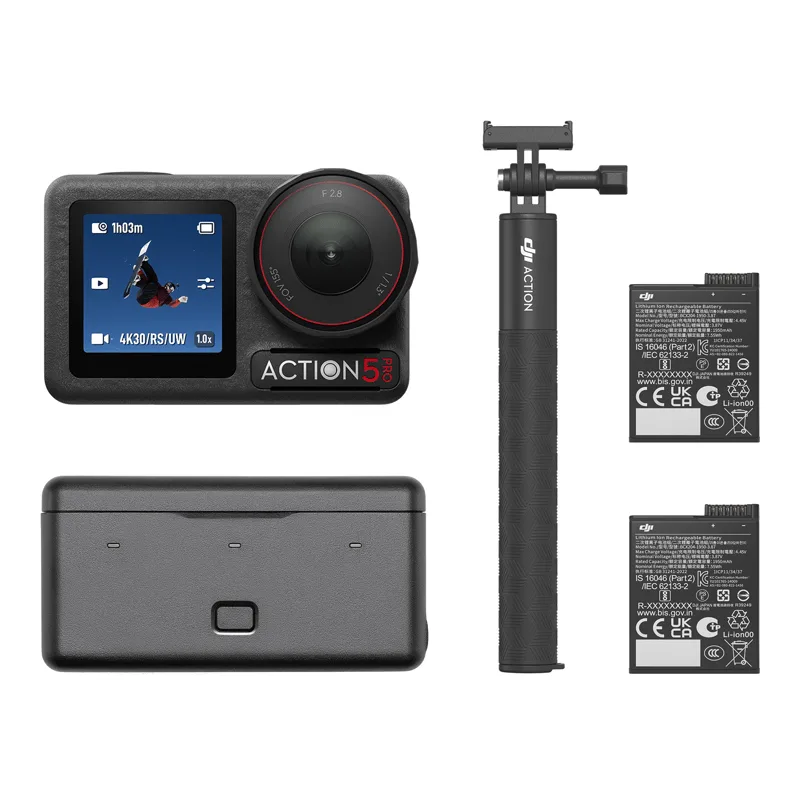 DJI Osmo Action 5 Pro adventure combo actionkamera (svart)