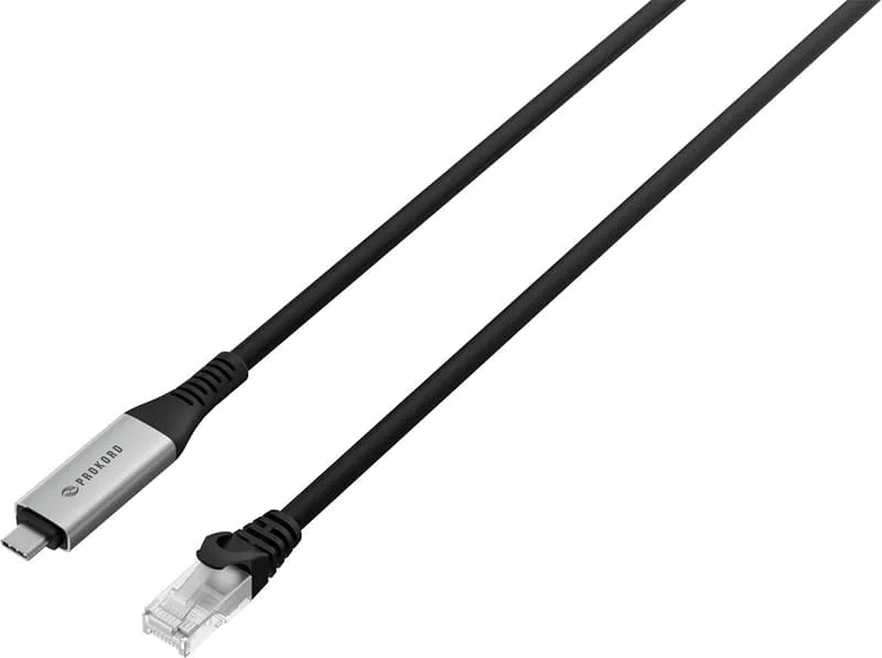 USB-C till Gigabit Ethernet Adapterkabel 1,8 m (RJ45)