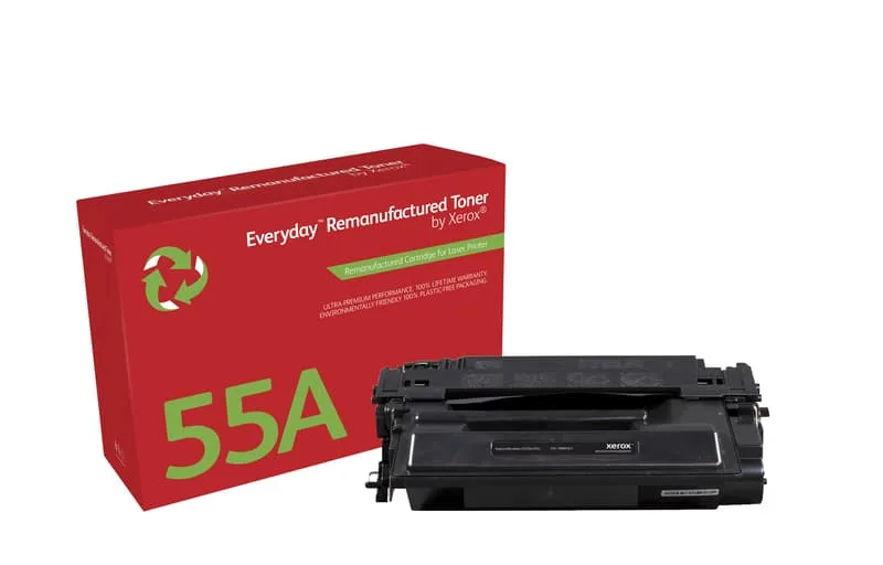 Everyday Toner Ersätter HP Svart CE255A (HP 55A) 6K Standard