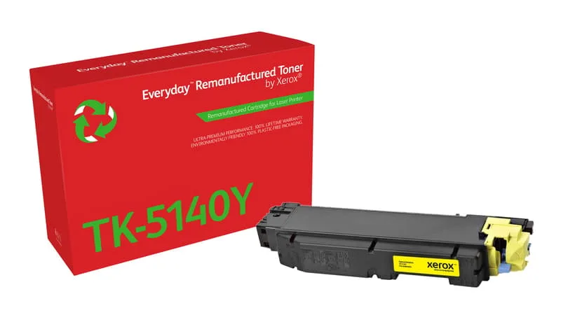 Xerox Everyday Toner Ersätter Kyocera Gul TK-5140Y